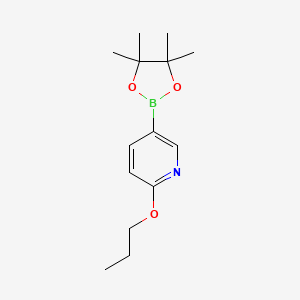2-Propoxy-5-(4,4,5,5-tetramethyl-1,3,2-dioxaborolan-2-yl)pyridine