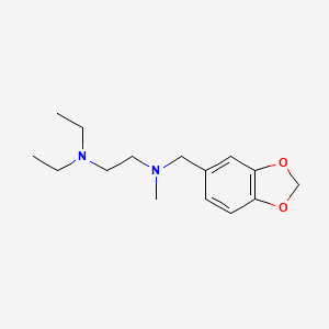 molecular formula C15H24N2O2 B5723883 N-(1,3-benzodioxol-5-ylmethyl)-N',N'-diethyl-N-methylethane-1,2-diamine 