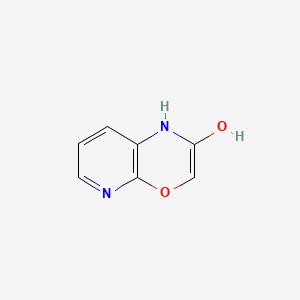 molecular formula C7H6N2O2 B572402 1H-Pyrido[2,3-b][1,4]oxazin-2-ol CAS No. 1313712-32-1
