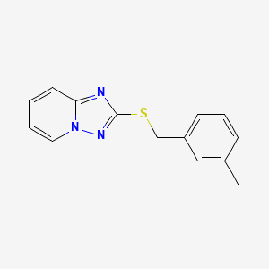 2-[(3-methylbenzyl)thio][1,2,4]triazolo[1,5-a]pyridine
