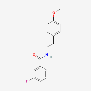 3-fluoro-N-[2-(4-methoxyphenyl)ethyl]benzamide