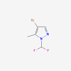 4-Bromo-1-(difluoromethyl)-5-methyl-1H-pyrazole