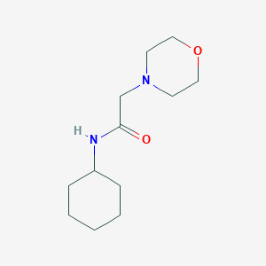 molecular formula C12H22N2O2 B5724411 N-cyclohexyl-2-(morpholin-4-yl)acetamide 