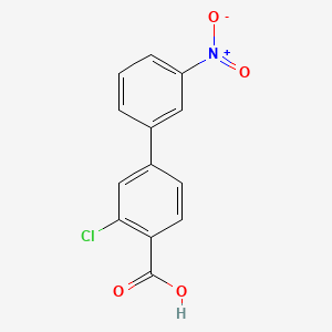2-Chloro-4-(3-nitrophenyl)benzoic acid