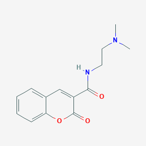 molecular formula C14H16N2O3 B5724613 N-[2-(dimethylamino)ethyl]-2-oxo-2H-chromene-3-carboxamide 