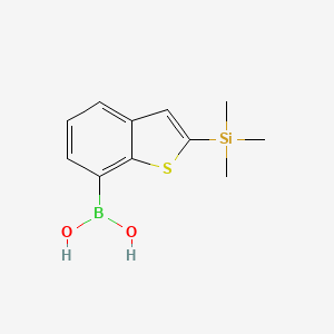 2-(Trimethylsilyl)benzo[b]thiophen-7-ylboronic acid