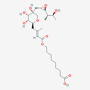 molecular formula C26H44O10 B057253 Pseudomonic acid B CAS No. 40980-51-6