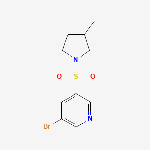 3-Bromo-5-(3-methylpyrrolidin-1-ylsulfonyl)pyridine