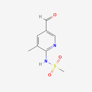 n-(5-Formyl-3-methylpyridin-2-yl)methanesulfonamide