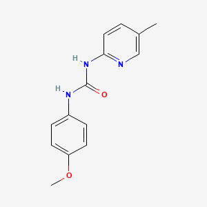 molecular formula C14H15N3O2 B5725449 N-(4-methoxyphenyl)-N'-(5-methyl-2-pyridinyl)urea 