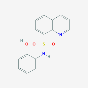 molecular formula C15H12N2O3S B5725495 N-(2-hydroxyphenyl)quinoline-8-sulfonamide 