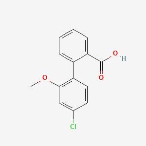 2-(4-Chloro-2-methoxyphenyl)benzoic acid