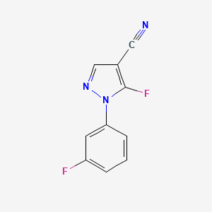 5-Fluoro-1-(3-fluorophenyl)-1H-pyrazole-4-carbonitrile