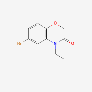 6-Bromo-4-propyl-2H-1,4-benzoxazin-3-one