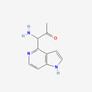 2-Propanone,1-amino-1-(1h-pyrrolo[3,2-c]pyridin-4-yl)-