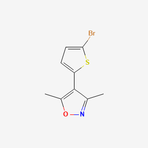 4-(5-Bromothiophen-2-YL)-3,5-dimethylisoxazole