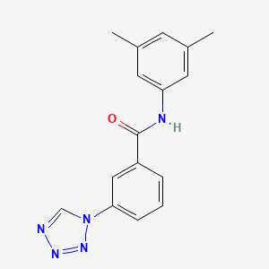 molecular formula C16H15N5O B5725981 N-(3,5-DIMETHYLPHENYL)-3-(1H-1,2,3,4-TETRAZOL-1-YL)BENZAMIDE 