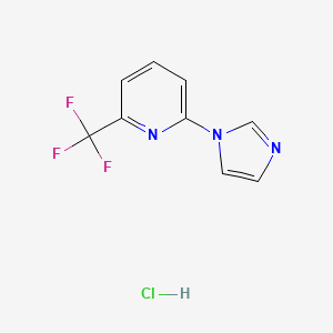 2-(1H-Imidazol-1-YL)-6-(trifluoromethyl)pyridine hydrochloride