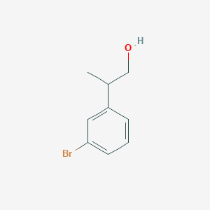 molecular formula C9H11BrO B057261 2-(3-Bromophenyl)propan-1-ol CAS No. 81310-68-1