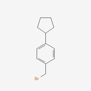 1-(Bromomethyl)-4-cyclopentylbenzene