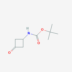 molecular formula C9H15NO3 B057262 叔丁基-3-氧代环丁基氨基甲酸酯 CAS No. 154748-49-9