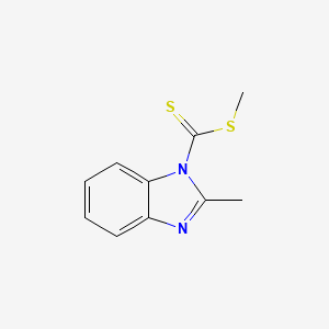 molecular formula C10H10N2S2 B5726303 (2-Methylbenzimidazolyl)methylthiomethane-1-thione 