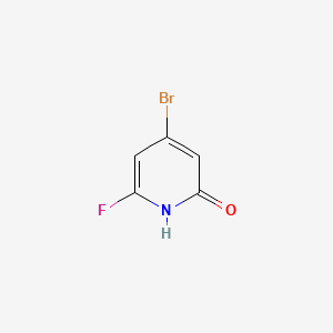 molecular formula C5H3BrFNO B572640 4-Bromo-6-fluoropyridin-2-ol CAS No. 1227597-80-9