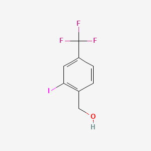 (2-Iodo-4-(trifluoromethyl)phenyl)methanol
