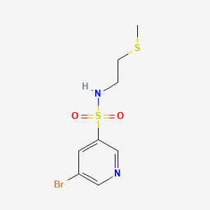 5-Bromo-n-(2-(methylthio)ethyl)pyridine-3-sulfonamide