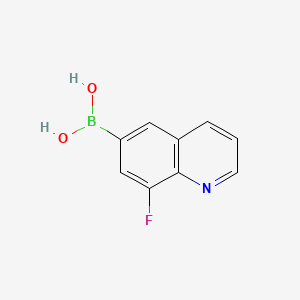 (8-Fluoroquinolin-6-yl)boronic acid