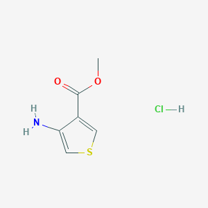 molecular formula C6H8ClNO2S B057268 Methyl 4-aminothiophene-3-carboxylate Hydrochloride CAS No. 39978-14-8