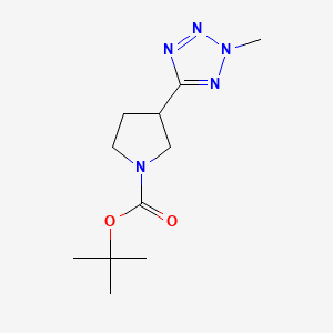 Tert-butyl 3-(2-methyl-2H-tetrazol-5-YL)pyrrolidine-1-carboxylate