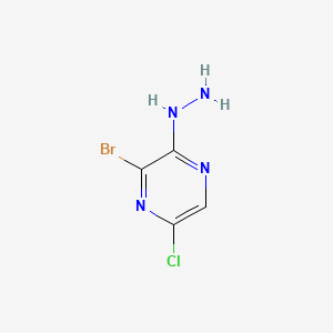 1-(3-Bromo-5-chloropyrazin-2-YL)hydrazine