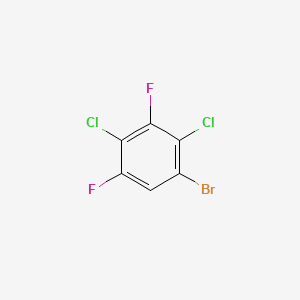 B572697 1-Bromo-2,4-dichloro-3,5-difluorobenzene CAS No. 1355246-92-2