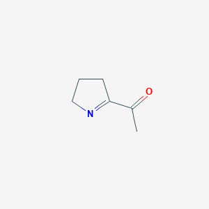molecular formula C6H9NO B057270 2-Acetyl-1-pyrroline CAS No. 85213-22-5