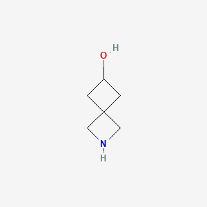 molecular formula C6H11NO B572724 2-Azaspiro[3.3]heptan-6-ol CAS No. 1256352-97-2
