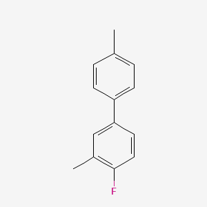 molecular formula C14H13F B572740 3,4'-Dimethyl-4-fluorobiphenyl CAS No. 1345472-03-8