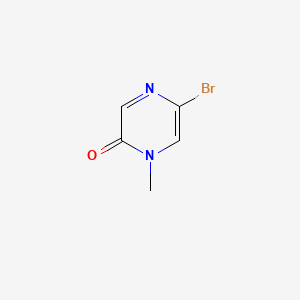 molecular formula C5H5BrN2O B572747 5-Bromo-1-methyl-1H-pyrazin-2-one CAS No. 1243288-53-0