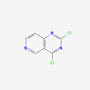 molecular formula C7H3Cl2N3 B572754 2,4-Dichloropyrido[4,3-d]pyrimidine CAS No. 1215074-43-3