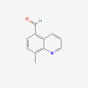 molecular formula C11H9NO B572770 8-Methylquinoline-5-carbaldehyde CAS No. 1211501-08-4