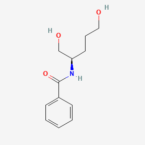 molecular formula C12H17NO3 B572773 (R)-N-(1,5-dihydroxypentan-2-yl)benzamide CAS No. 1245648-10-5