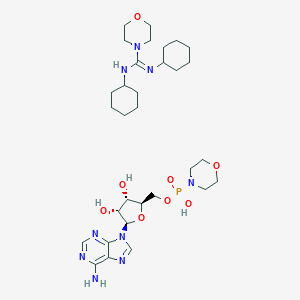molecular formula C31H52N9O8P B057278 Adenosine 5'-monophosphomorpholidate 4-morpholine-N,N'-dicyclohexylcarboxamidine salt CAS No. 24558-92-7