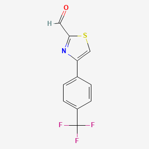 4-(4-Trifluoromethyl-phenyl)-thiazole-2-carbaldehyde