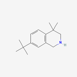 7-Tert-butyl-4,4-dimethyl-1,2,3,4-tetrahydroisoquinoline