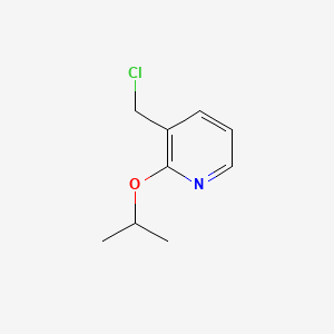 molecular formula C9H12ClNO B572809 3-(Chloromethyl)-2-isopropoxypyridine CAS No. 1248614-20-1
