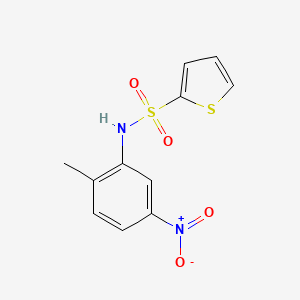 molecular formula C11H10N2O4S2 B5728153 N-(2-methyl-5-nitrophenyl)thiophene-2-sulfonamide 