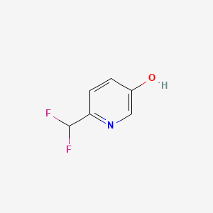 molecular formula C6H5F2NO B572816 6-(Difluoromethyl)pyridin-3-ol CAS No. 1256791-37-3