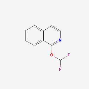 molecular formula C10H7F2NO B572822 1-(Difluoromethoxy)isoquinoline CAS No. 1261636-30-9