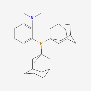 B572840 2-(Di(adamantan-1-yl)phosphino)-N,N-dimethylaniline CAS No. 1219080-77-9