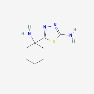 5-(1-Aminocyclohexyl)-1,3,4-thiadiazol-2-amine